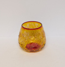 Vintage 1950s Bryce El Rancho Flame Candy Dish? Selenium Cadmium 4.5