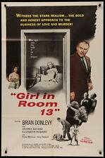 GIRL IN ROON 13 Brian Donleavy ORIGINAL 1961 1-SHEET MOVIE POSTER 27 x 41  picture