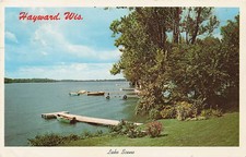 Postcard WI: Lake Scene, Hayward, Wisconsin Posted 1970s picture