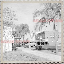 50s FROSTPROOF FLORIDA STREET SCENE CARPARK CAR OLD VINTAGE AMERICA Photo 11991 picture