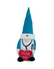 Rae Dunn Everyday Hero Doctor Gnome Plush Gnomes Heart & Stethoscope Gnome picture