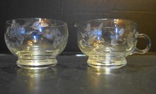 Princess House Heritage Cream Sugar Set No Lid picture