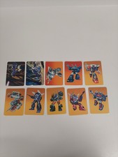 1985 Hasbro Transformers Action Card Lot Of 10 Cards Lower To Mid Grade picture