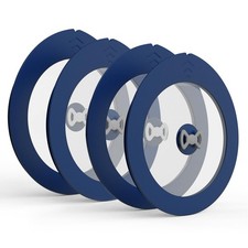 4 Pack Replacement Lids for Pyrex 7201-PC 4 Cup 5.5-5.7 inch (4 pack), Navy picture