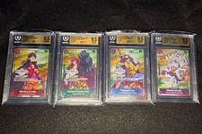 BGS 9.5 2024 One Piece Regionals Finalist Promo 4-Card Lot Beckett picture