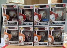 Funko Pop IT Pennywise Lot of 8 IN HARD CASES - MINT Exclusives Horror Grails picture