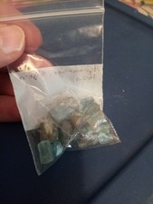 Bag Of 10 Aquamarine Crystals From Nigeria picture