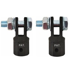 Scissor Jack Adapter 1/2 Inch Drive Drill Tool HeavyDuty Chrome Vanadium 2 Pack picture