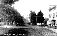 Main Street View Post Office Watertown Ohio OH - Reprint picture