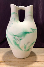 Vintage NEMADJI American Pottery Wedding Vase 10” Tall Beautiful made in USA picture