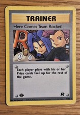 Here Comes Team Rocket 71/82 Team Rocket - Rare - 1st Edition  picture