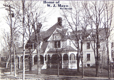 1920s HOME W J MAYO ROCHESTER MINNESOTA UNPOSTED POSTCARD DIVIDED CLINIC FOUNDER picture