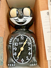 Vintage Kit Cat Klock 50th Anniversary Black Quartz  California Clock Co NIB picture