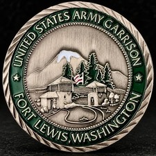 Fort Lewis Coin of Excellence Commander & CSM JBLM Army Challenge Coin picture