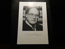 WILLIAM H. REHNQUIST CHIEF JUSTICE 1986 AUTOGRAPH PHOTOGRAPH  c588XNS2 picture