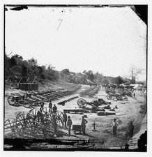 Broadway Landing Va 1865 Federal Ordnance Depot Siege of Petersburg Artillery picture