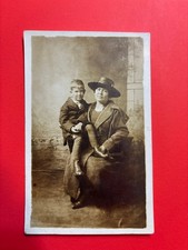 Vintage RPPC Postcard Mother & Child Portrait Imperial Studio San Francisco CA picture