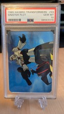 1985 Hasbro Transformers #93 Sinister Plot PSA 10 - MEGATRON picture