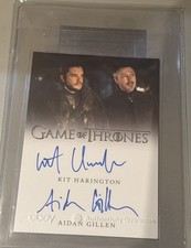 Game of Thrones: The Great Houses Dual Autograph  Kit Harington and Aidan Gillen picture