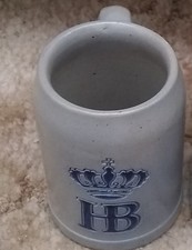 Vintage HB Hofbrauhaus Munchen Beer Stein Mug, 0.25L Size, 4 1/4