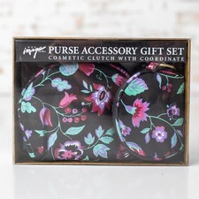 NEW Vintage 1994 Mon Image Purse Accessory Gift Set Cosmetic Clutch Coin Purse picture