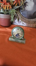 Antique Swiss Le Petit Ferguson Animated Desk Clock Fully Working picture