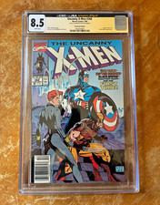 Marvel Comics Uncanny X-Men #268 (1990) CGC 8.5 Signed Jim Lee Newsstand picture