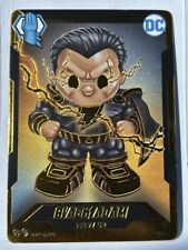 2023 Ooshies Collector Cards Golden Black Adam Chase Card Foil #60 New 52 HTF picture