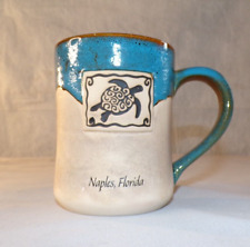 Cape Shore Authentic Souvenirs Mug Stoneware Glazed Sea Turtle Naples, Florida picture