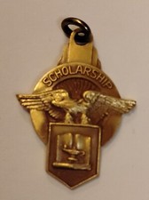Vintage Jostens Scholarship Pendant Charm Medal picture