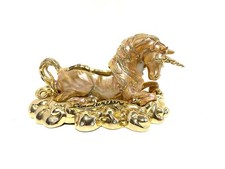 Kirks Folly Cloud Walker Unicorn Trinket Box Pegasus *MISSING LID* picture
