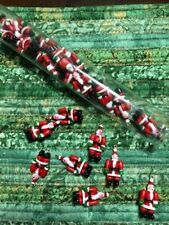 JHB International - tube of handpainted wooden Santa charms - 20+ picture