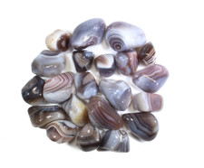 Gray Botswana Tumbled Gemstones - Bulk Wholesale Options picture