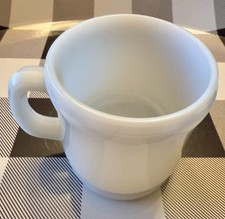 Vintage Anchor Hocking milk glass shaving mug/ coffee cup  picture