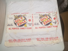 Vintage Bemis Gilt Edge 25 lb Flour Sack ( picture