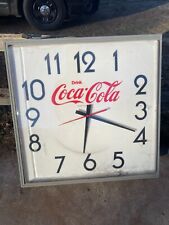 RARE 1970's Coca Cola Light Up Sign Clock 29