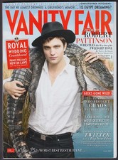VANITY FAIR Robert Pattinson John F Kennedy Jr Christopher Hitchens ++ 4 2011 picture