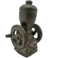 Vintage American Pewter Co. Double Wheel Coffee Grinder-Rare with Easton MA mark picture