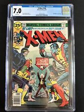 X-Men #100 CGC 7.0 Marvel Comics New vs Old Cover WHITE Pages Bronze Age 1976 picture
