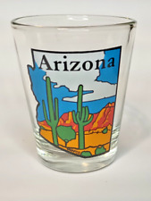 Arizona Shotglass Sonoran Desert Cactus Saguaro Copper State Grand Canyon picture
