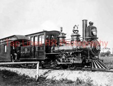 Wiscasset & Quebec #2 0-4-4RT Forney Wiscasset ME 1896 2' Ga NEW 8x10 PHOTO picture