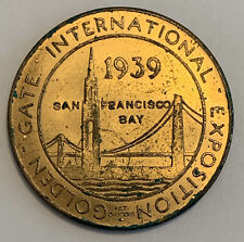 1939 Golden Gate International Exposition Treasure Island Coin Token picture