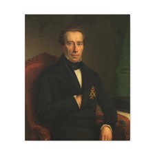 Johan Heinrich Neuman - Portrait of Johan Rudolf Thorbecke - Canvas Wall Art picture