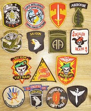 Saigon - Lot x 15 Patch - Airborne, Spooks, Special Forces, CIA - Vietnam War picture