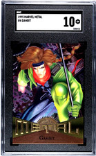 Gambit SGC 10 - 1995 Marvel Metal Gambit SGC 10 GEM MINT picture
