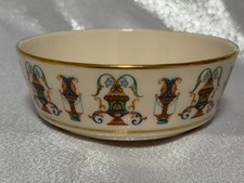 LENOX LIDO SALAD BOWL 1970s 24K GOLD PORCELAIN 5.75