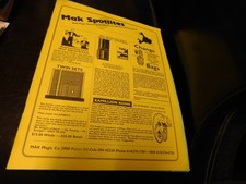 Historic Magic Documents For Magicians - Mak's Magic Spotlites - Asstd Documents picture