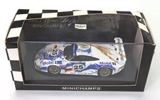 1/43 Porsche 911 GT1 Le Mans 1996 #25 White Blue Diecast Model 430966625 picture