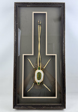 Vtg Oglala Lakota Native KD Kevin Fast Horse Framed Leather Beaded Turtle Amulet picture
