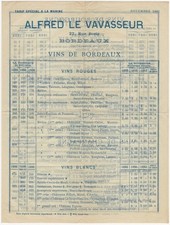 French Wine Price Brochure & Letter to US Navy Ship Captain 1901/2 Original picture
